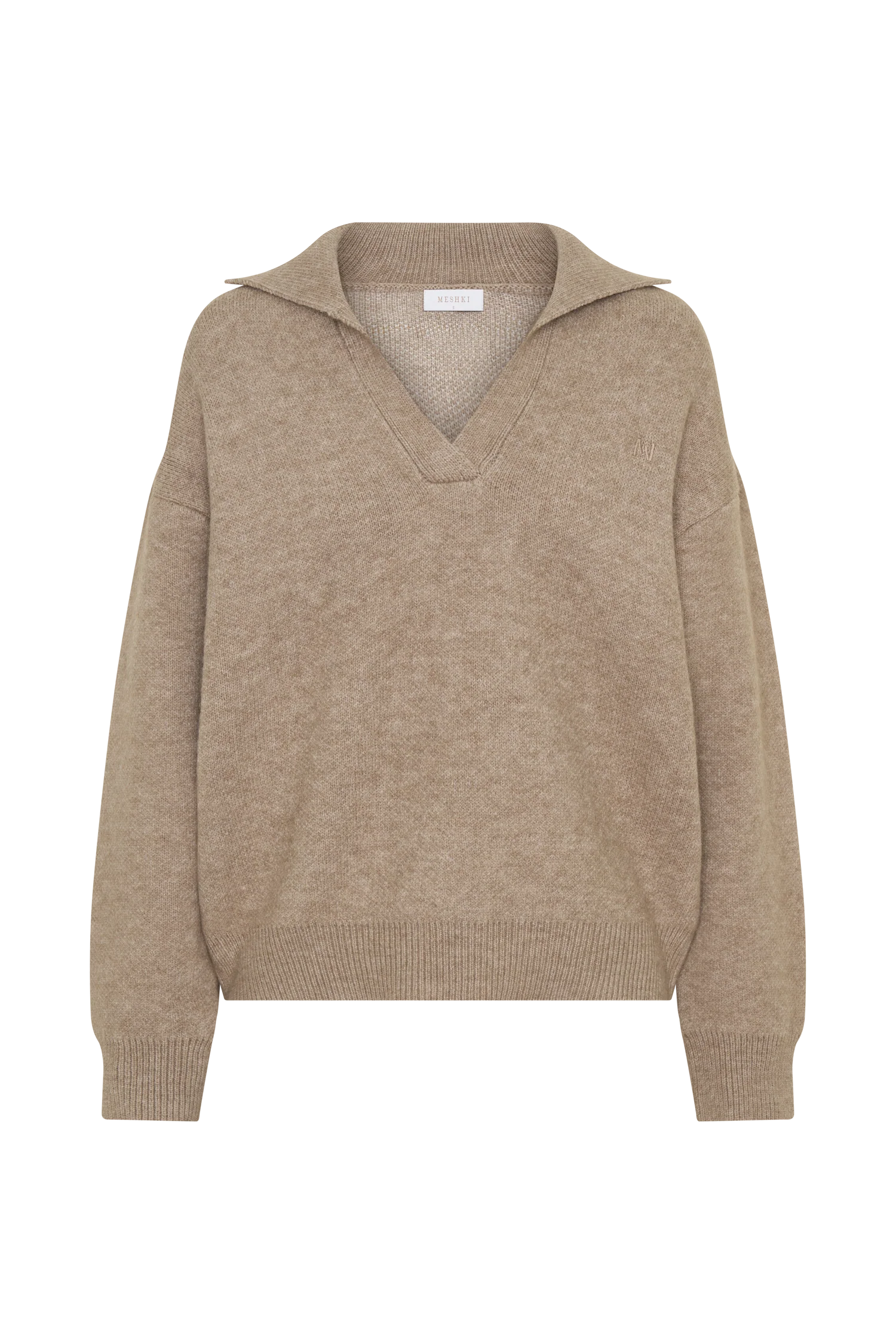 Luca Knit Jumper - Beige Marle