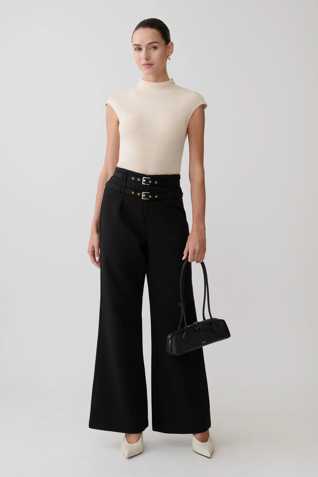 Sonny Short Sleeve Knit Top - Cream