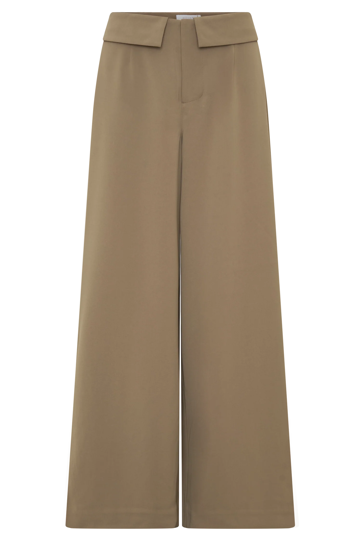 Tanya Wide Leg Suiting Pants - Camel