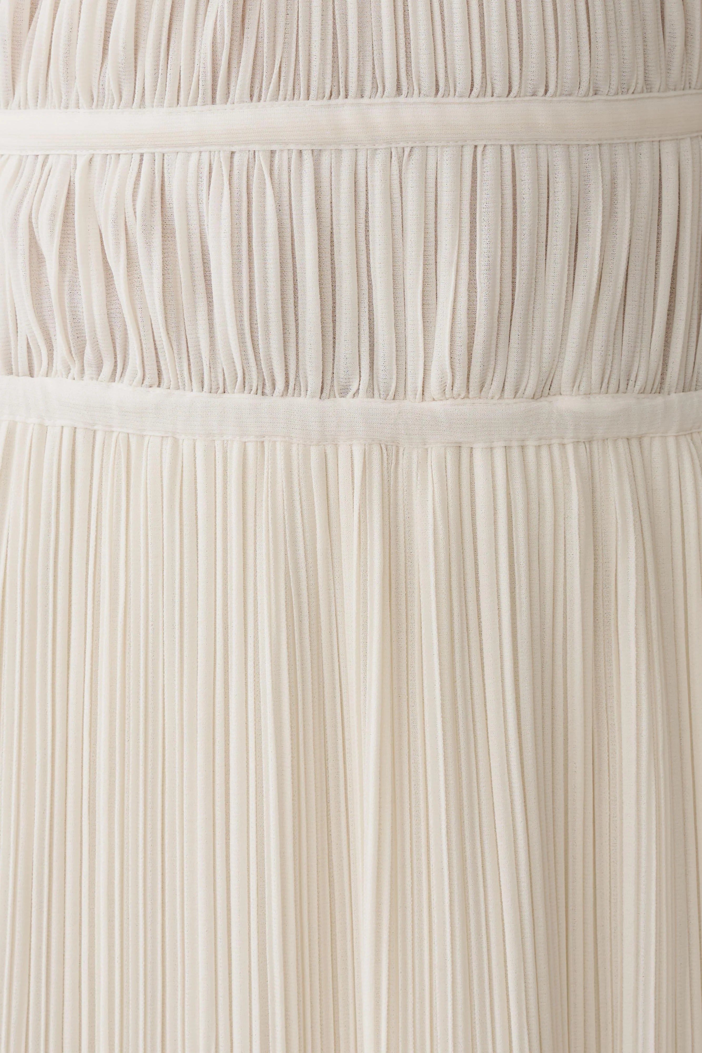 Thien Cowl Halter Midi Dress - Ivory