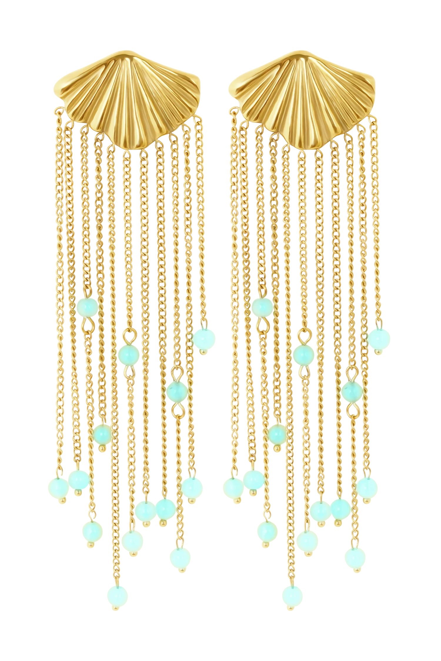 Maia Chandelier Earrings - Gold