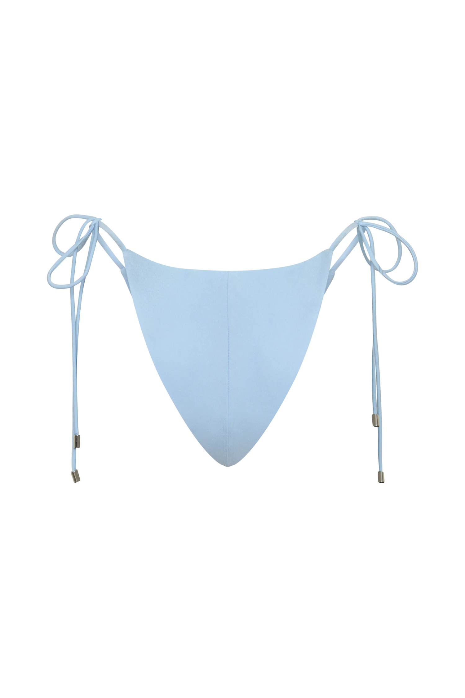 Blossom Side Tie Bikini Bottom - Pale Blue