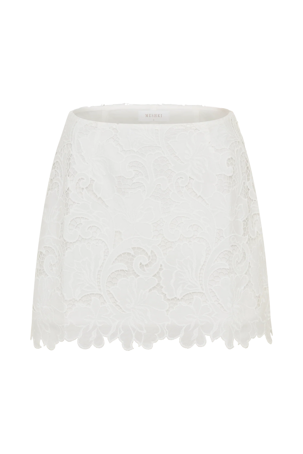 Tessa Broderie Mini Skirt - White