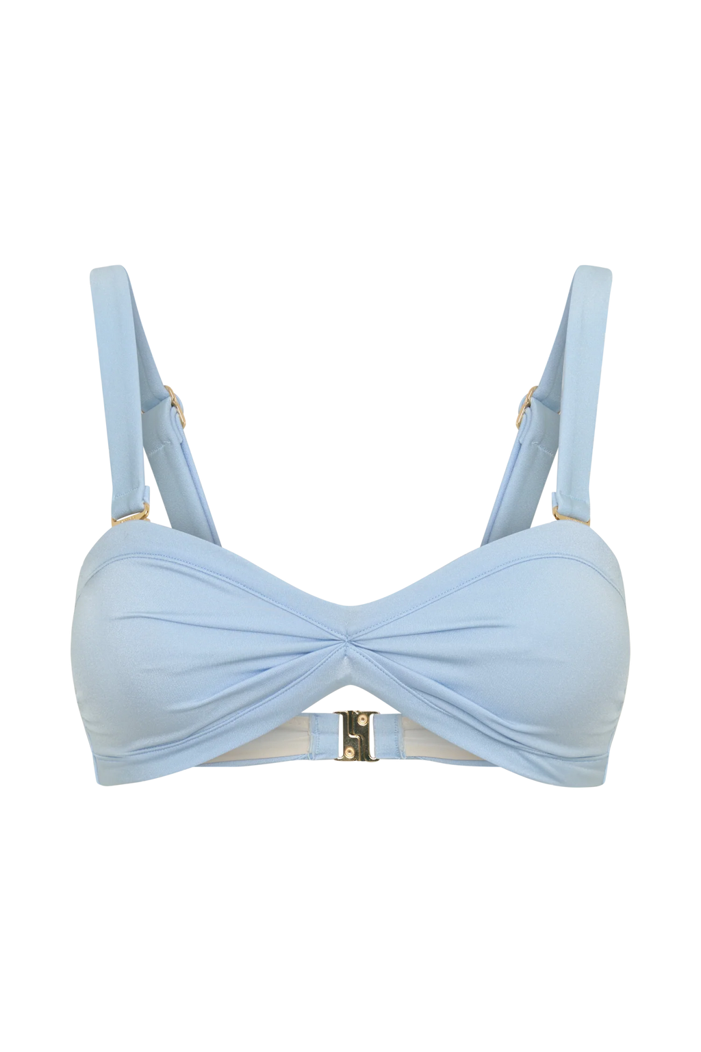 Briar Strapless Bikini Top - Pale Blue