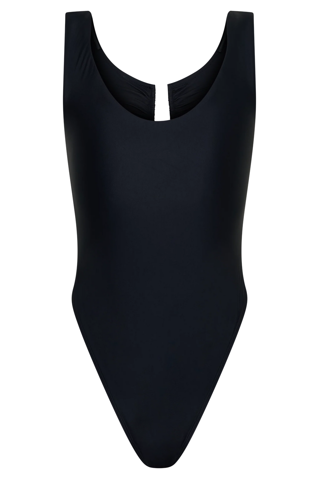 Yumi U-Wire Plunge One Piece Swimsuit - Black