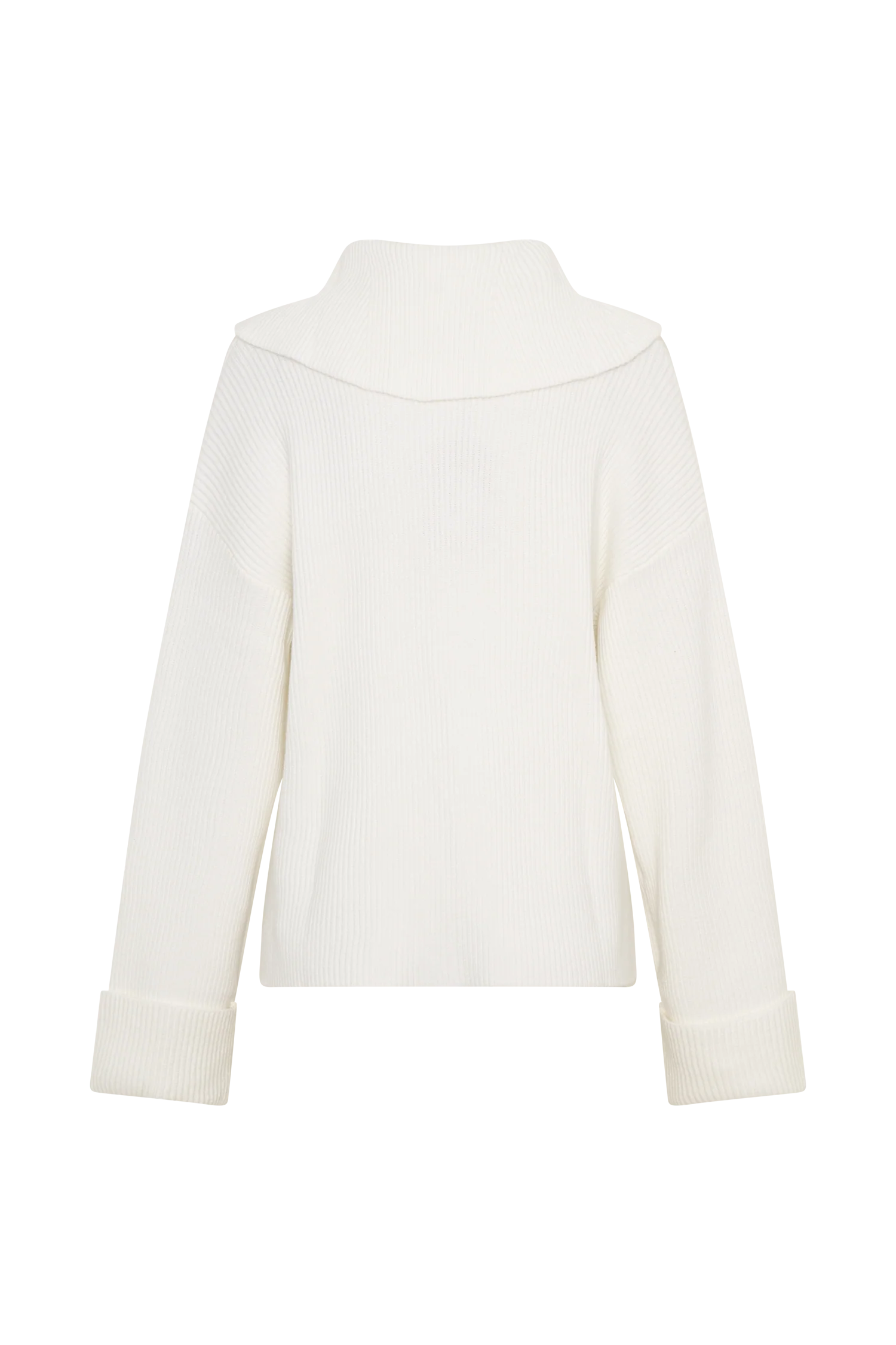 Bianka V Neck Knit Jumper - Off White