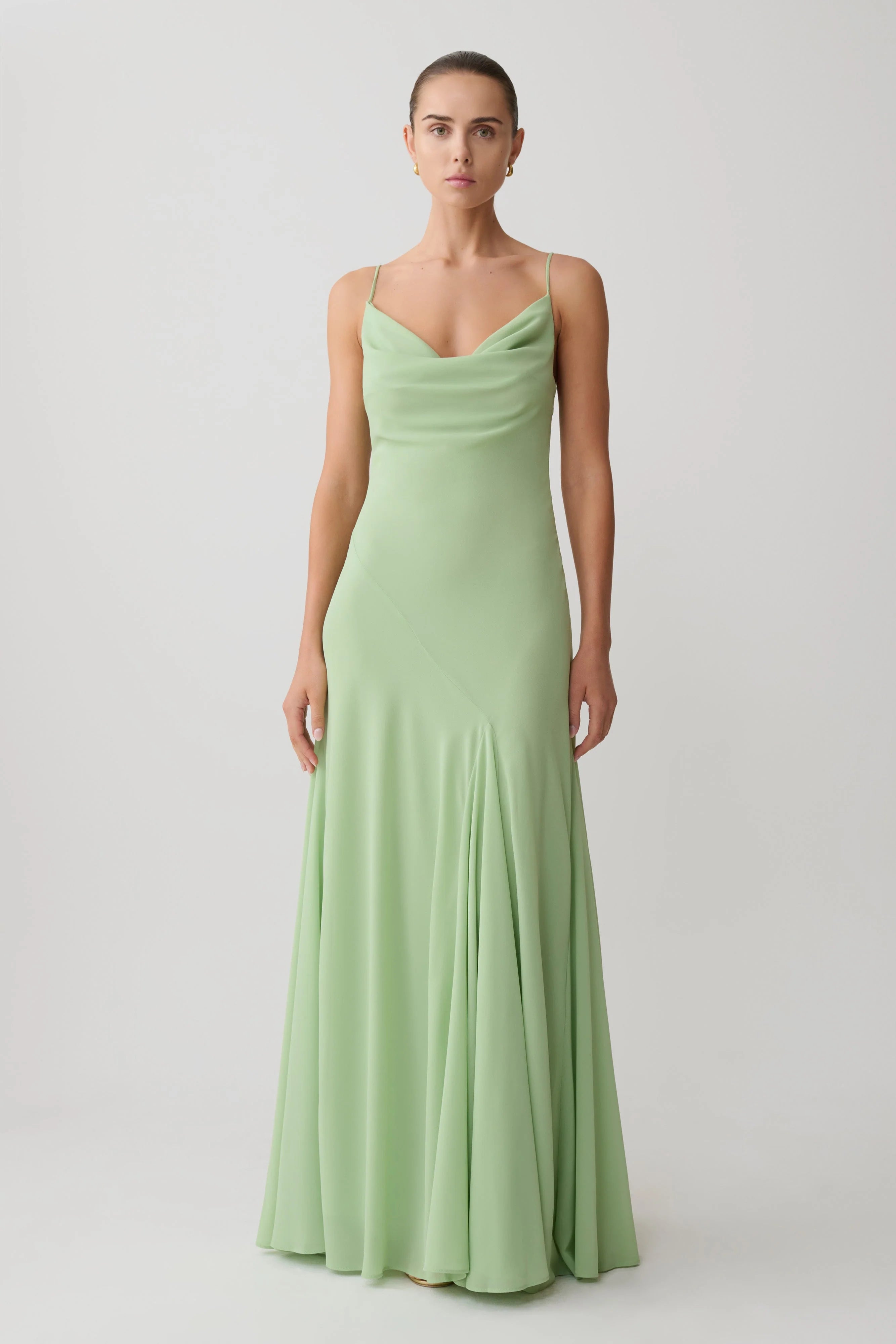 Aurelia Chiffon Maxi Dress - Sage