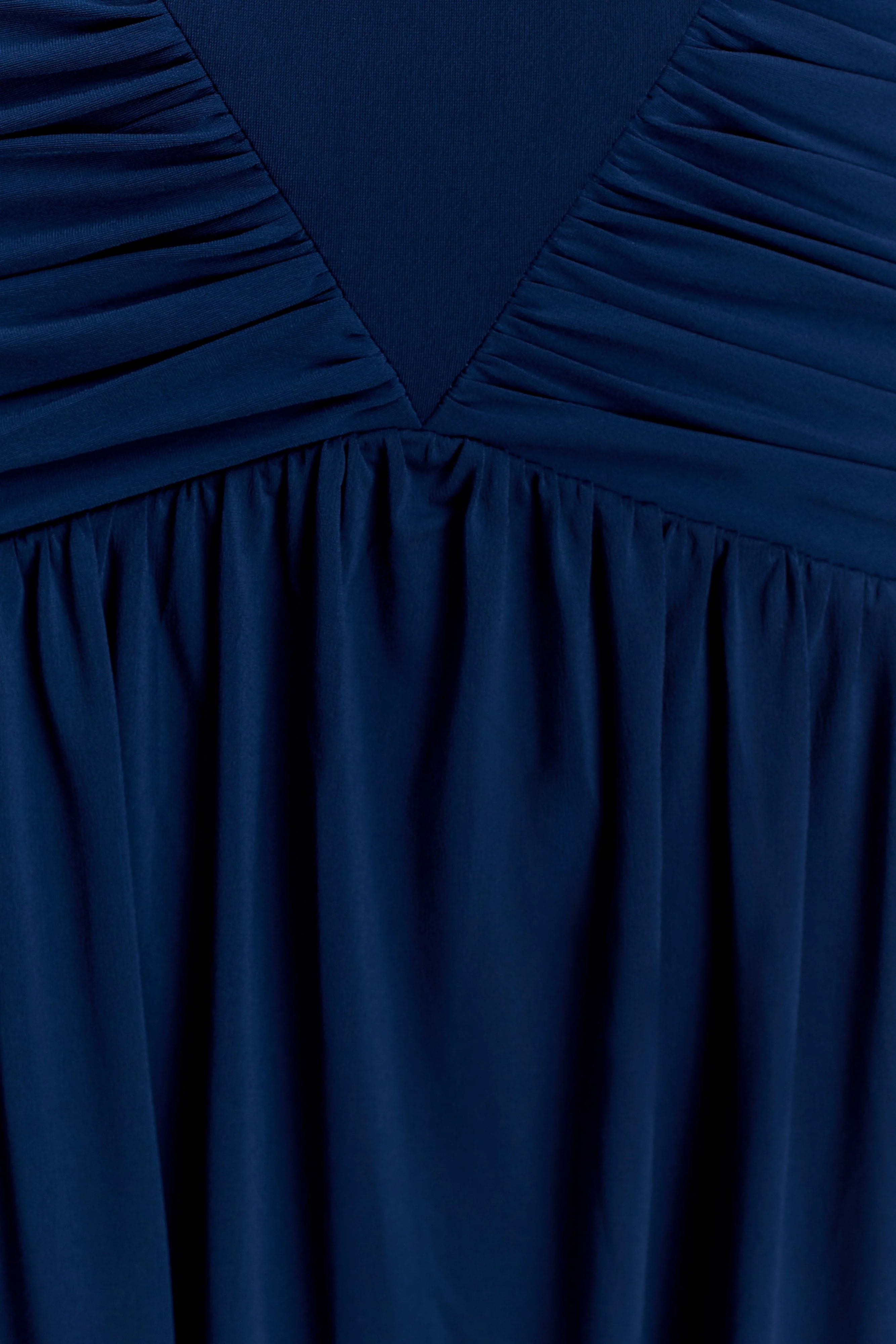 Emory Jersey Cape Maxi Dress - Navy