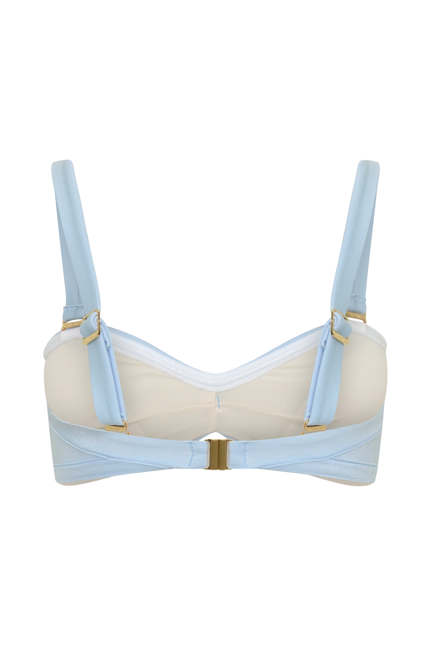 Briar Strapless Bikini Top - Pale Blue
