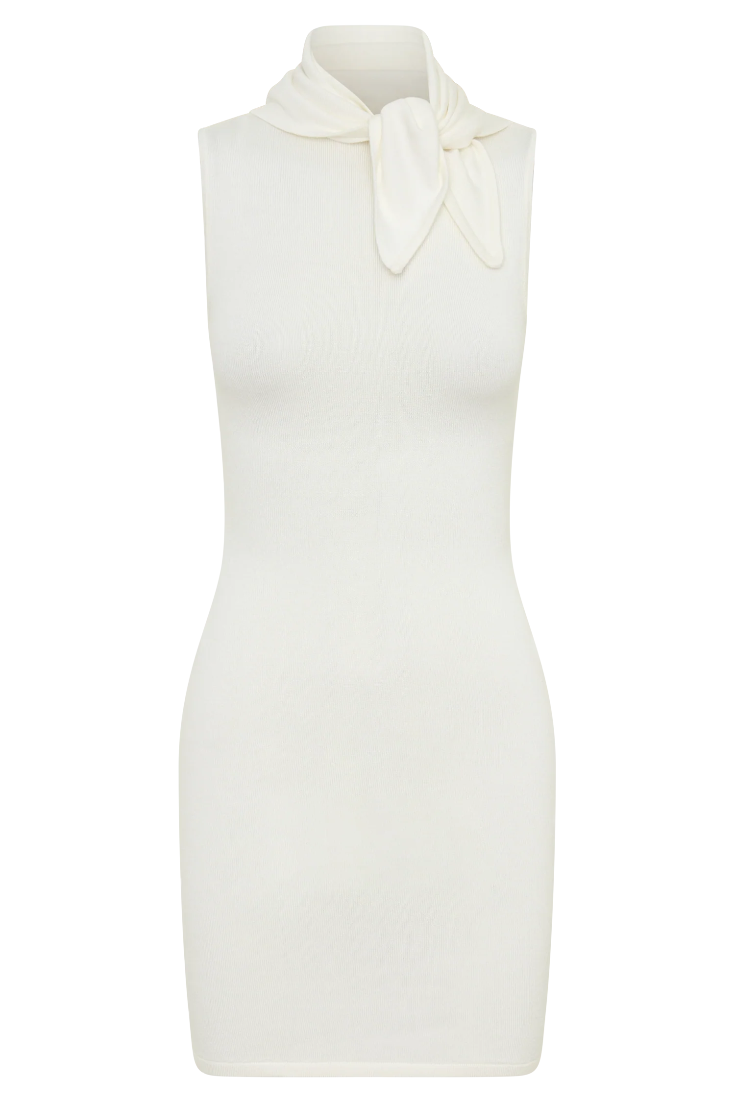 Amilee Scarf Knit Mini Dress - Ivory
