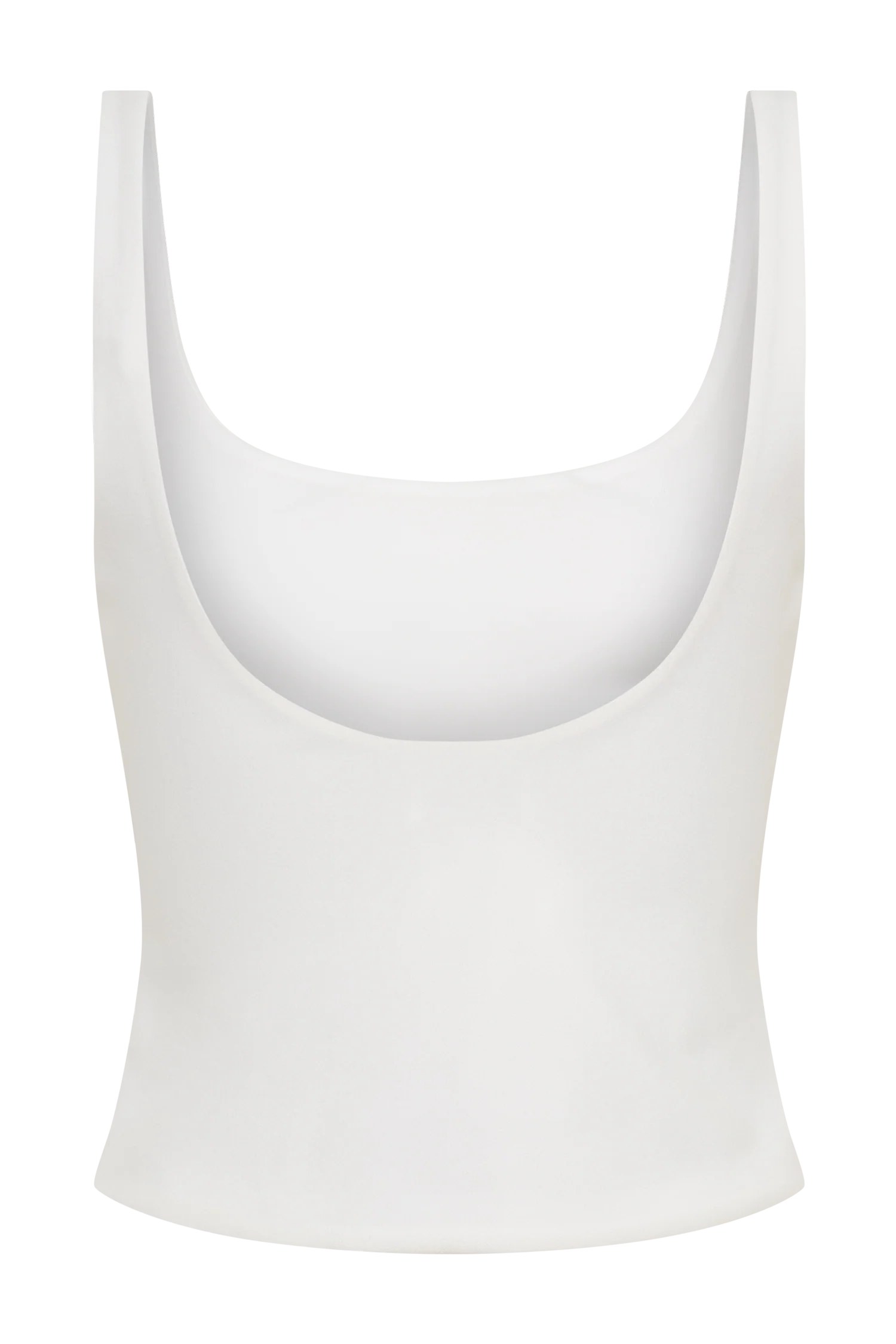 Blanca Stretch Crepe Cami Top - White