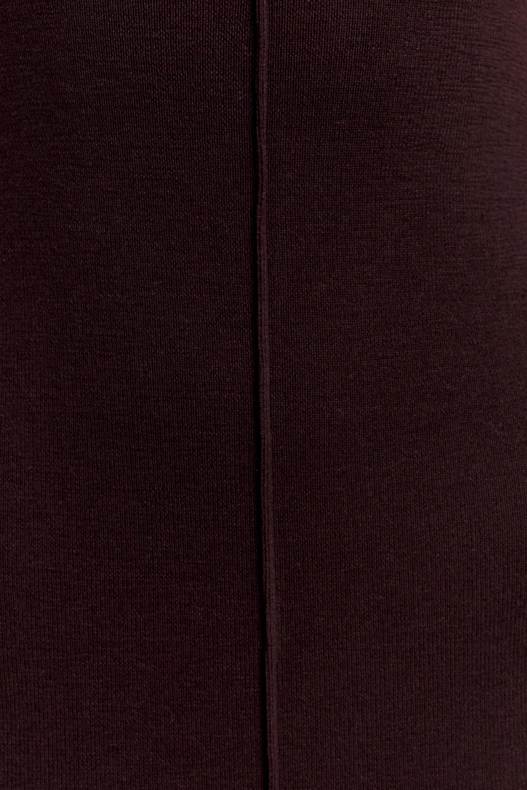 Cleona Merino Wool Ribbed Long Sleeve Maxi Dress - Deep Chocolate