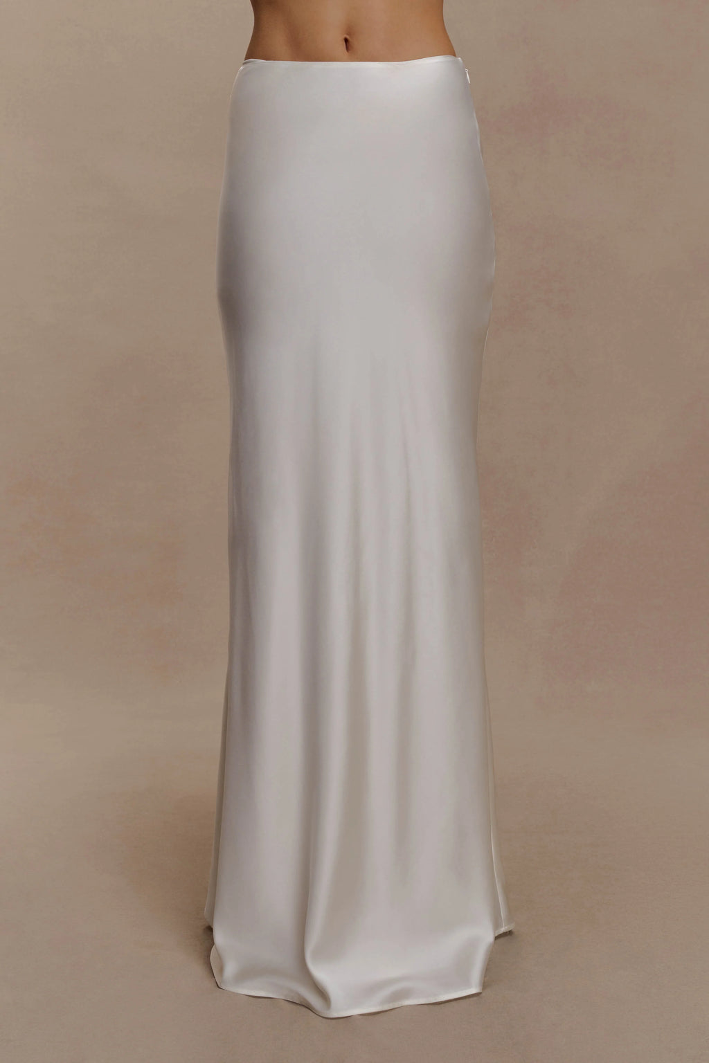 Sabrina Silk Blend Maxi Skirt - Ivory