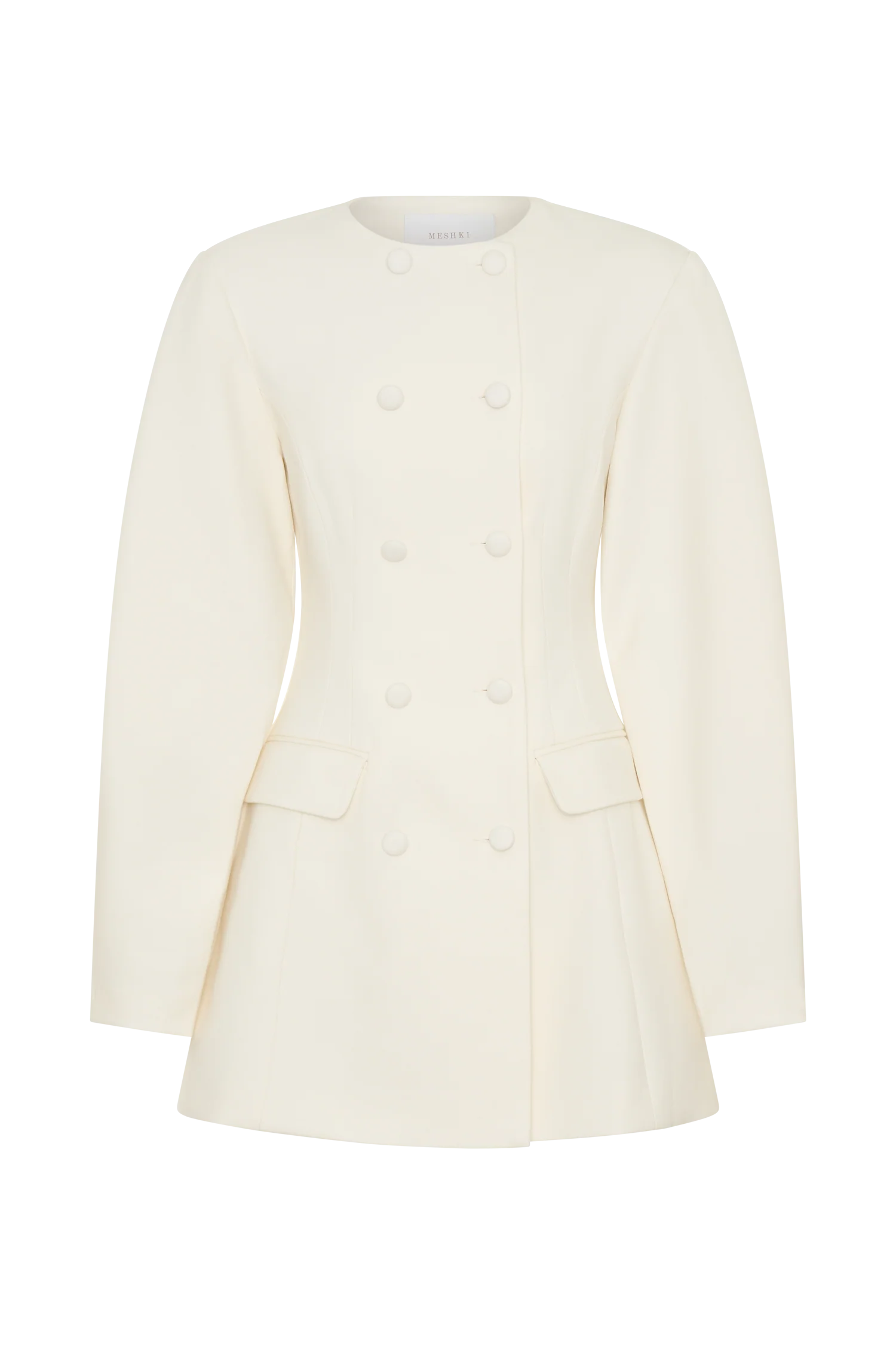 Beatrice Blazer Mini Dress - Ivory