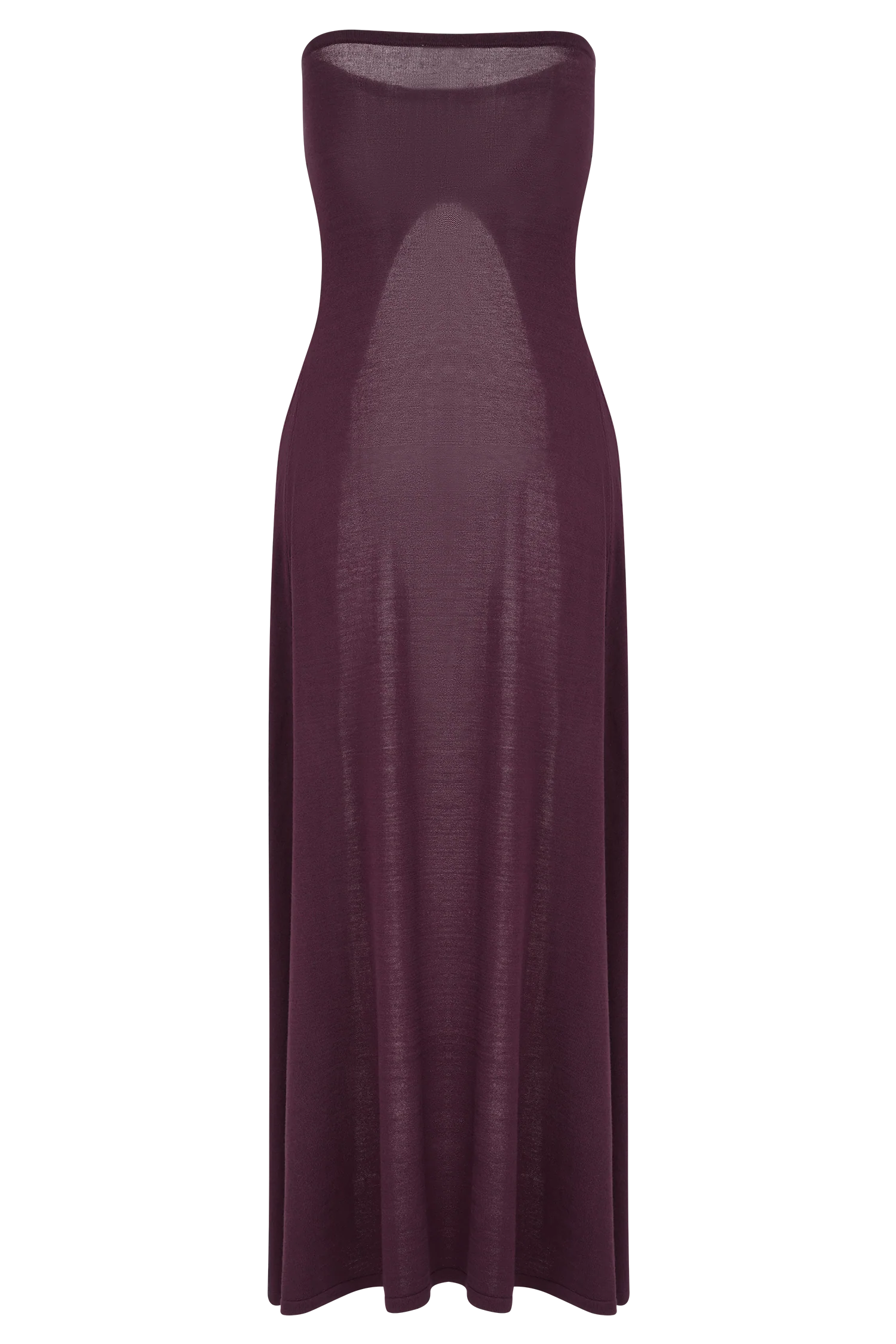 Marimae Long Knit Top - Plum