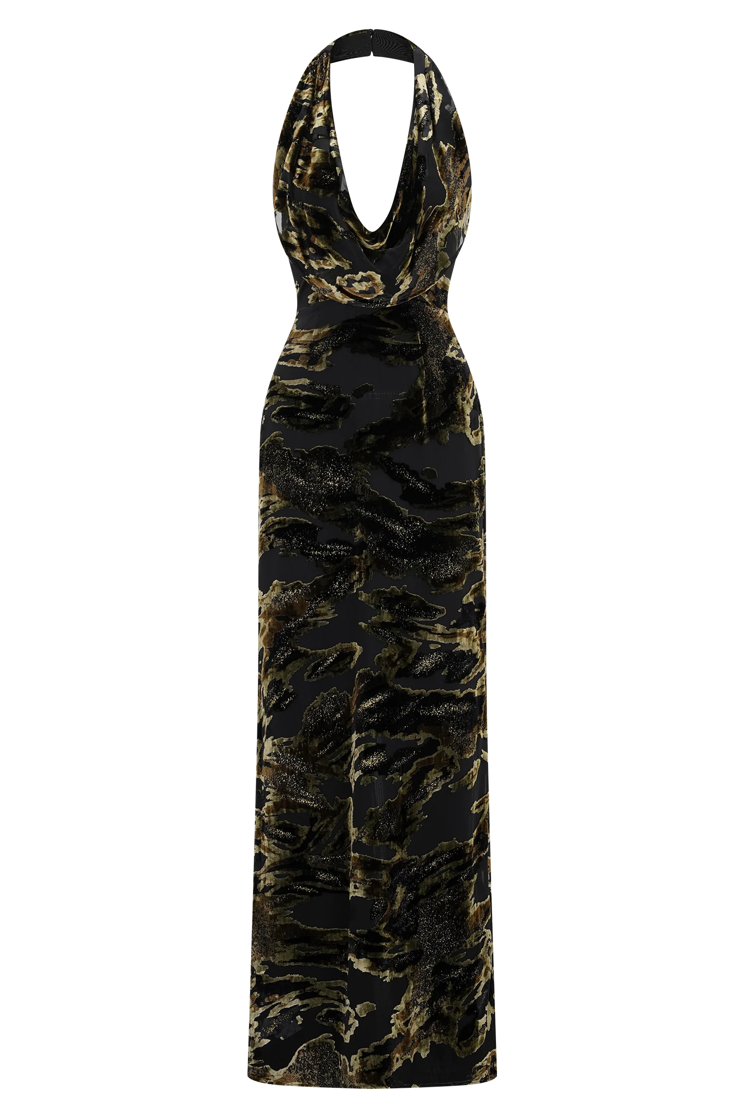 Talila Cowl Front Maxi Dress - Velvet Burnout