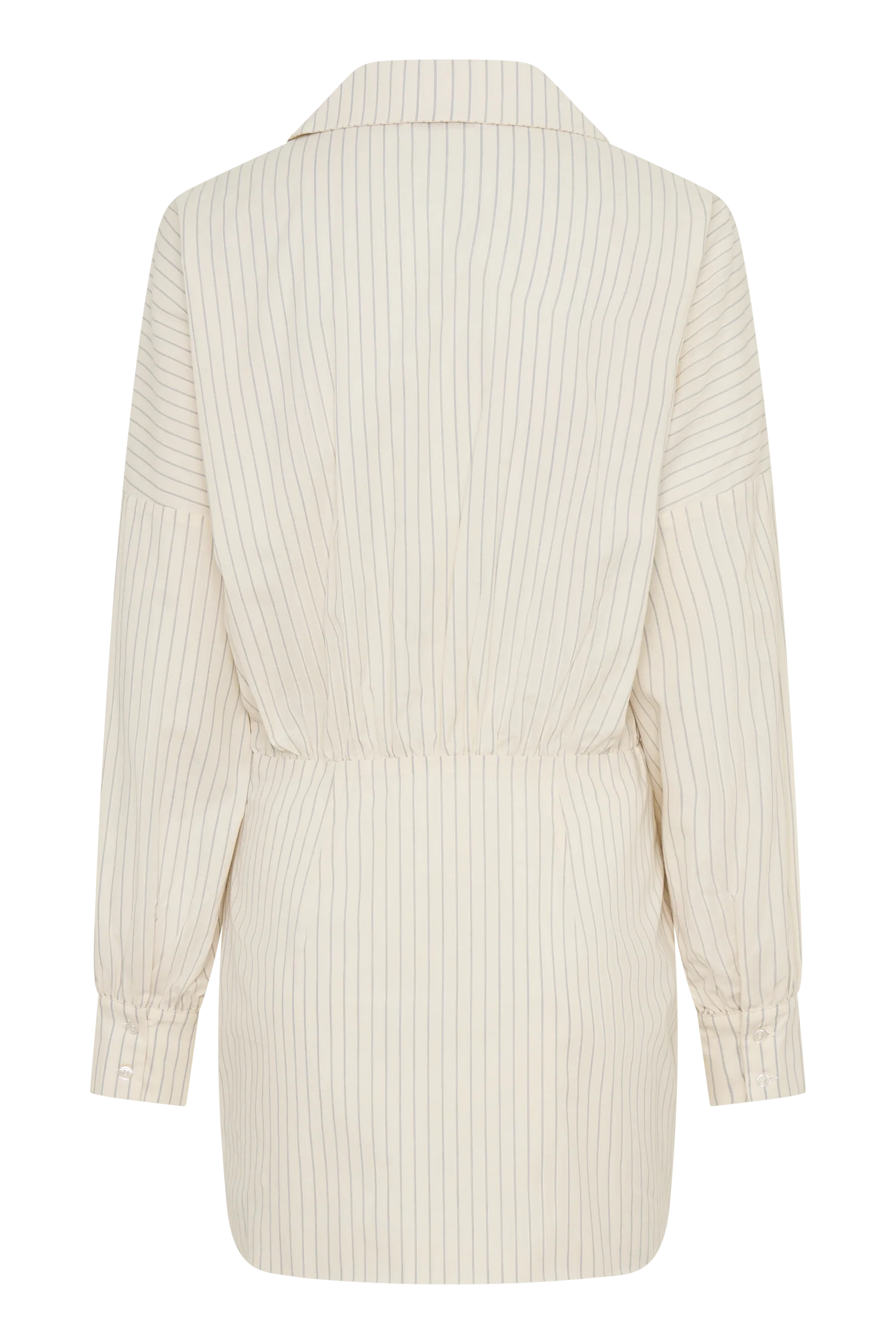 Ivy Oversize Shirt Mini Dress - Stripe