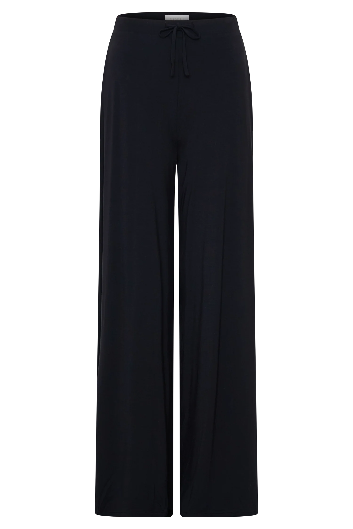 Dewi Wide Leg Modal Pants - Black