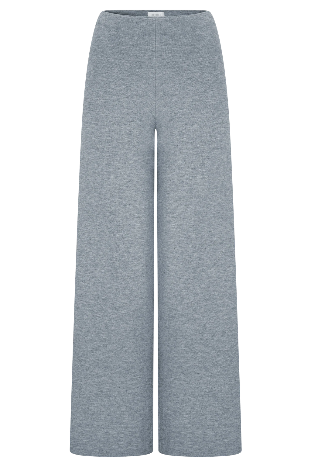 Kerrymae Straight Leg Knit Pants - Grey Marle